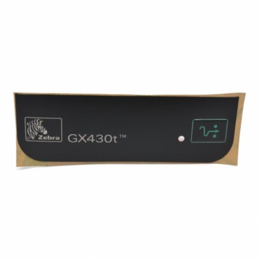 Placa identificativa Zebra GX430T Negra 1 pieza