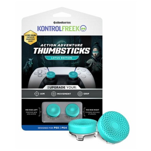 Accesorio de controlador de jeu SteelSeries 7102-PS5 Botones analógicos Negro y Azul