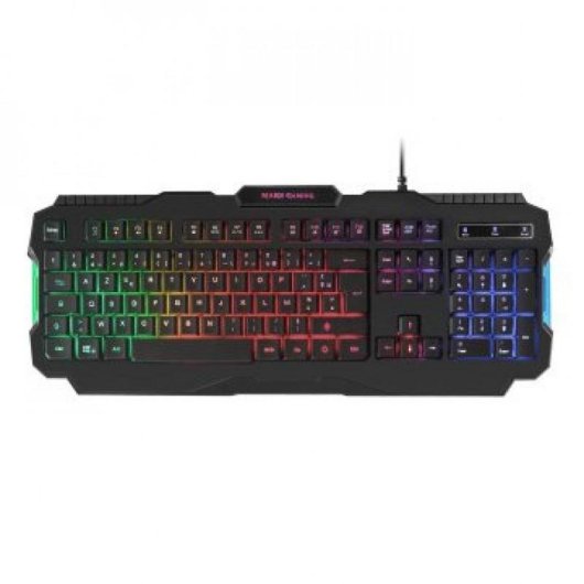 Tastatur Mars Gaming MRK0 Membran komplett RGB Antighosting 15 Funktionstasten