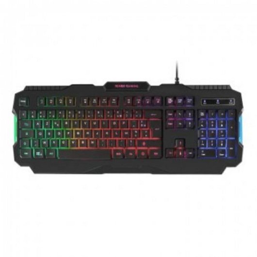 Tastatur Mars Gaming MRK0 Membran komplett RGB Antighosting 15 Funktionstasten