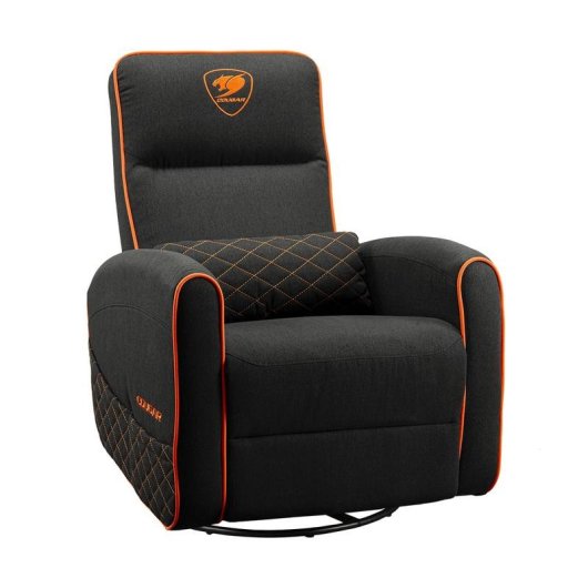 Butaca para jugar COUGAR CGR-FDF-GRO 150 kg Asiento acolchado Negro y Naranja
