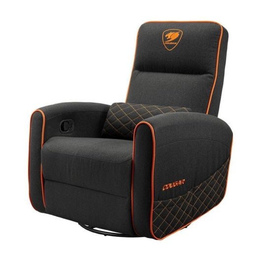 Butaca para jugar COUGAR CGR-FDF-GRO 150 kg Asiento acolchado Negro y Naranja
