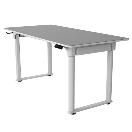 Mesa Gaming COUGAR 160cm Fibra de carbono Blanca Ajuste eléctrico altura