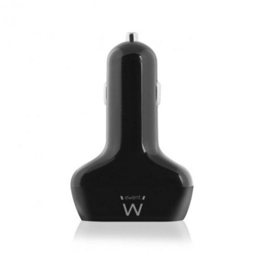 Auto-Ladegerät Ewent EW1354 4 USB-Ports 9,6 A Schwarz