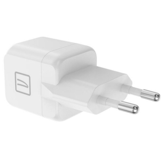 Cargador Tucano GaN 20W USB-C Blanco Carga Rápida