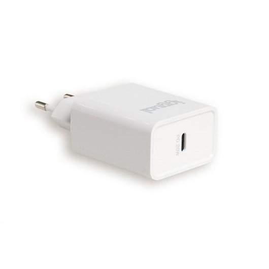 Cargador IGGUAL USB PD Tipo C 20W Interior Blanco