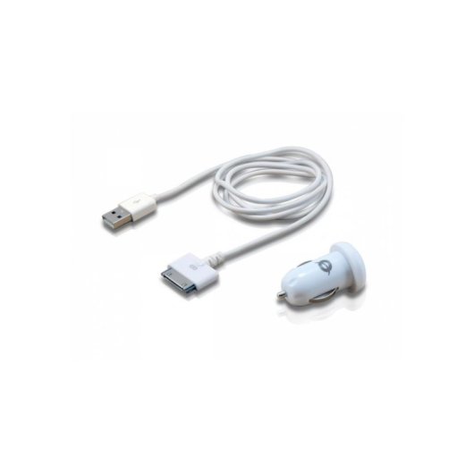Caricatore Auto 2 Porte USB 5V Bianco Conceptronic CUSBCAR2ASET