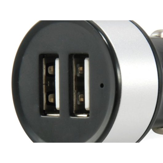 Dual-USB-Autolader Conceptronic CUSBCAR2A 2.1A Silber