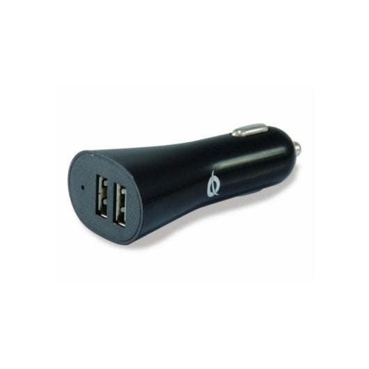 Carregador de Carro USB Conceptronic 2 Portos 4,2 A Preto