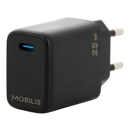 Caricatore per Dispositivi Mobili Mobilis 25W USB-C Nero