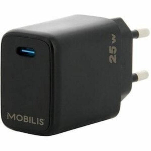 Caricatore per Dispositivi Mobili Mobilis 25W USB-C Nero