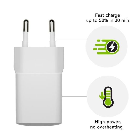 Cargador USB-C 30W dbramante1928 Interior Blanco Universal