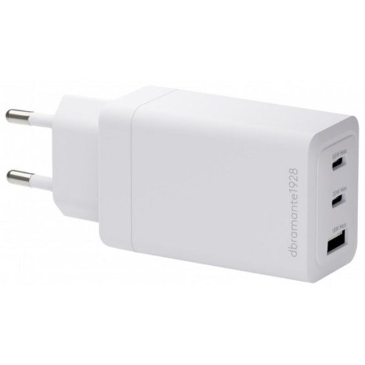 Cargador dbramante1928 65W 2 Puertos USB-C Blanco