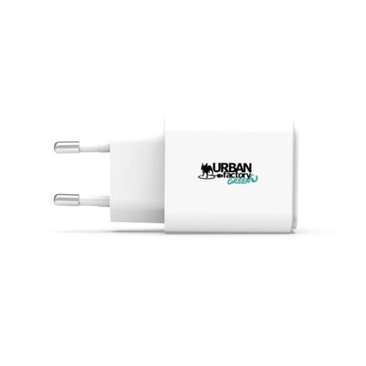 Cargador Urban Factory WCD95UF-ECO 30W USB-C Power Delivery Blanco