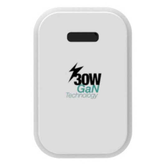 Cargador Urban Factory WCD95UF-ECO 30W USB-C Power Delivery Blanco