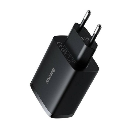 Cargador Baseus CCXJ020101 Interior 3 Puertos USB 2.0 17W Negro