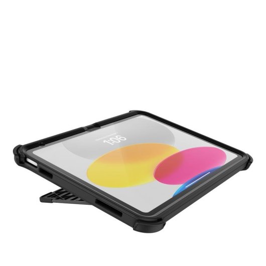 Funda OtterBox Defender negra para Apple iPad (A16/10.ª gen) con soporte manos libres