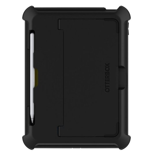 Funda OtterBox Defender negra para Apple iPad (A16/10.ª gen) con soporte manos libres