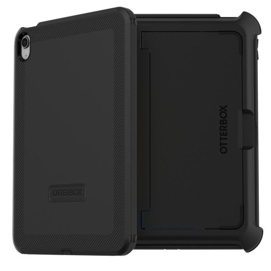 Funda OtterBox Defender negra para Apple iPad (A16/10.ª gen) con soporte manos libres