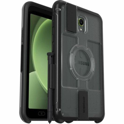 Funda OtterBox Universe pour Samsung Galaxy Tab Active 5, transparente/noire