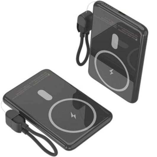 Power Bank wireless Leotec 5000mAh 20W Nero
