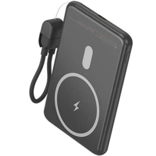Power Bank wireless Leotec 5000mAh 20W Nero