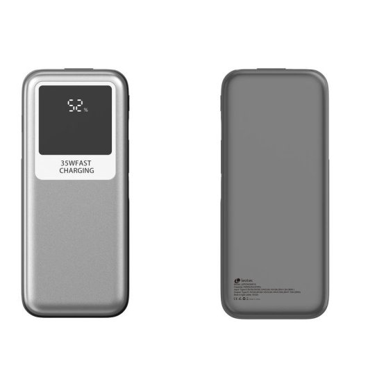 Power Bank Leotec 10000mAh 35W USB-C Retraktabel Lightning