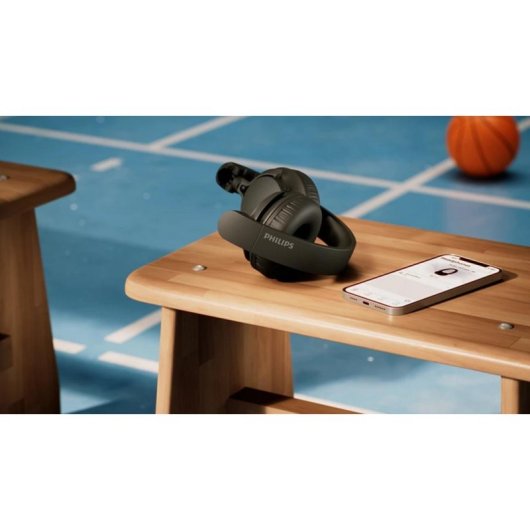 Auriculares Philips TAH4000BK/00 sem fios Bluetooth para chamadas e música preto