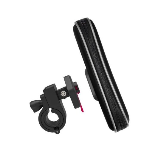 Soporte activo Celly SNAPFLEX para teléfono móvil bicicleta coche scooter negro