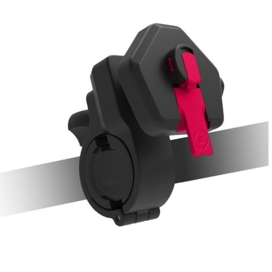 Soporte activo Celly SNAPFLEX para teléfono móvil bicicleta coche scooter negro