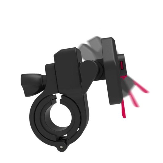 Soporte activo Celly SNAPFLEX para teléfono móvil bicicleta coche scooter negro