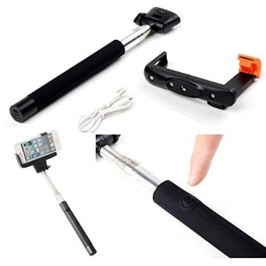 Pau de Selfie Bluetooth Universal KHOMO KHO-SELFIE-STICK-BLK