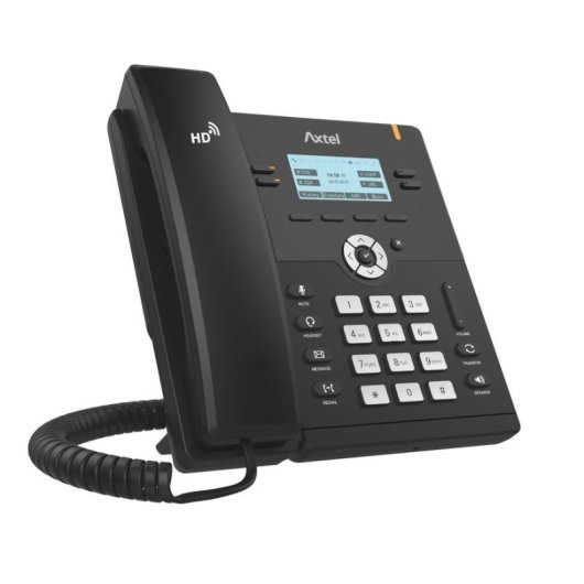 Telefono IP Axtel AX-300G Nero 4 linee Gigabit Ethernet PoE