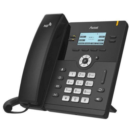Telefono IP Axtel AX-300G Nero 4 linee Gigabit Ethernet PoE