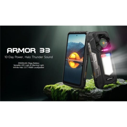 Ulefone Armor 33 4G 12GB Negro 6,95" 512GB Ultra resistente