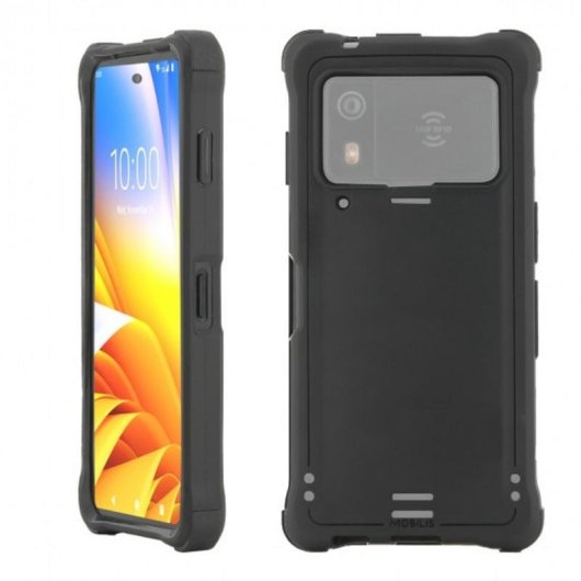 Funda para móvil Mobilis Protech Cover Negra Antigolpes para Zebra EM45 6,7"