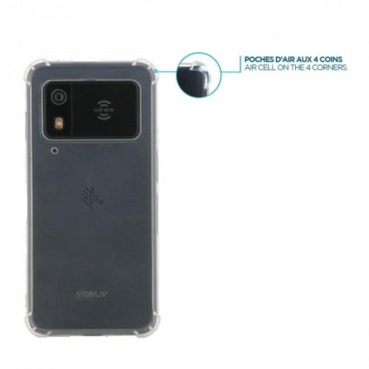 Funda para móvil Mobilis EM45 Cover case Transparente Antigolpes para Zebra EM45
