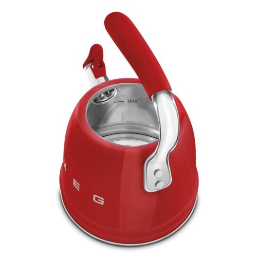Tetera Smeg WKF01RD 2,3 L Rouge Acier Inoxydable