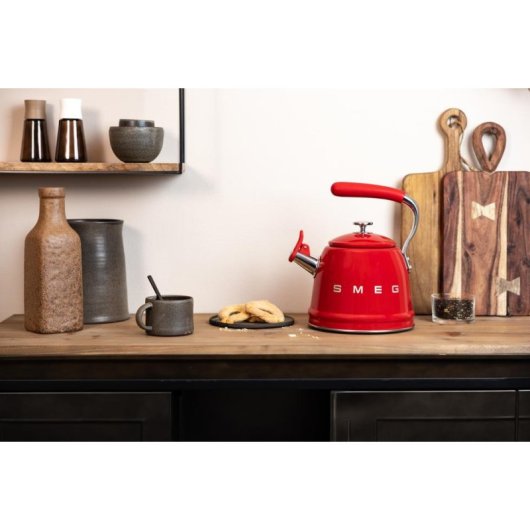Tetera Smeg WKF01RD 2,3 L Rouge Acier Inoxydable