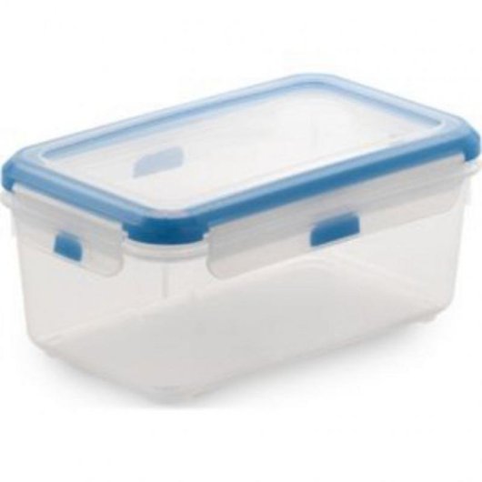 Hermetischer Behälter SP Berner Super Lock Rechteckig 0,38 L Blau