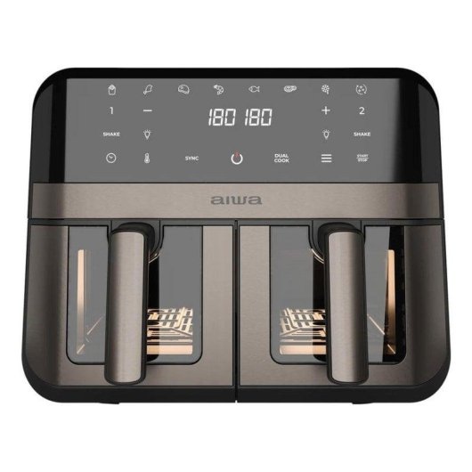 Airfryer Aiwa AFR-9000 9 L 2400 W Dubbele Mand 8 Programma's