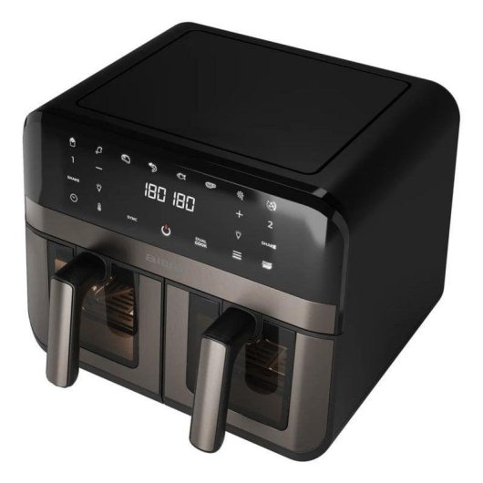 Airfryer Aiwa AFR-9000 9 L 2400 W Dubbele Mand 8 Programma's