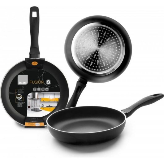 Pfanne Ibili 450020 Fusion 20 cm Multiuse Schwarz Edelstahl Keramik