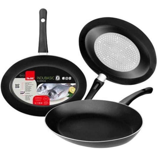 Fischpfanne Ibili 406035 Aluminium Keramik 350 mm Induktion Gas