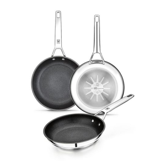 Allzweckpfanne BRA Connect 24 cm Edelstahl Induktion