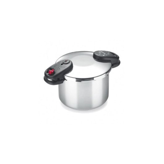Olla a presión Alza 2,5 litros acero inoxidable inducción doble asa