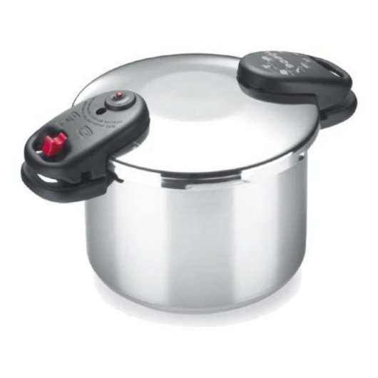 Olla a Presión Alza 6 Litros Acero Inoxidable Inducción Doble Asa