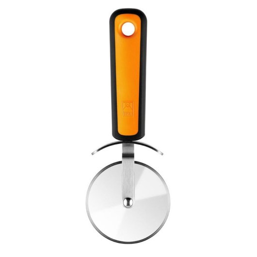 Cortapizzas BRA Efficient A195018 Acero Inoxidable Negro Naranja