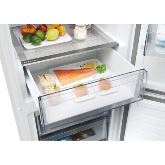 Frigorífico Combi Candy CNCQ2T618EX Defrost 185cm 355L E Inox