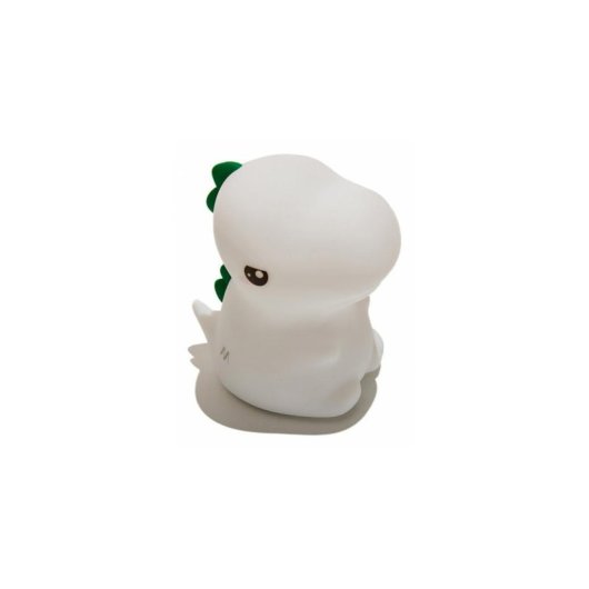 Figura iluminada decorativa Muitomas Dinosaurio USB silicona blanca
